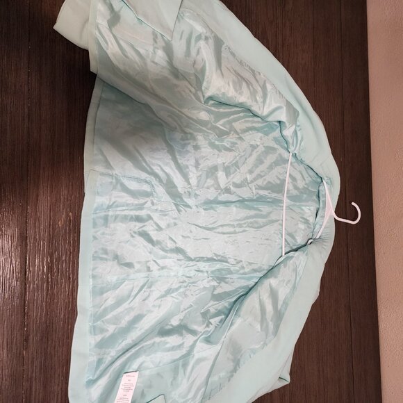 Justfab Flap Pocket Blazer NWOT Mint Green XL Dark Marks - Picture 11 of 11